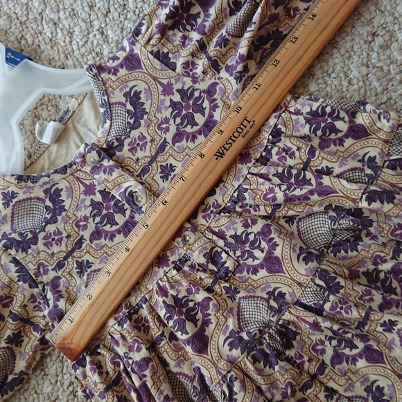 Kate Quinn Folk Floral Prairie Dress SIZE 3T - Picture 10 of 13